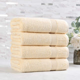 Egyptian Cotton Plush Absorbent Luxury Bath Towel Set of 4