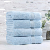 Egyptian Cotton Plush Absorbent Luxury Bath Towel Set of 4
