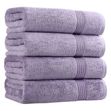 Egyptian Cotton Plush Absorbent Luxury Bath Towel Set of 4