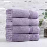 Egyptian Cotton Plush Absorbent Luxury Bath Towel Set of 4