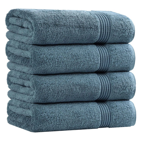 Egyptian Cotton Plush Absorbent Luxury Bath Towel Set of 4