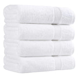 Egyptian Cotton Plush Absorbent Luxury Bath Towel Set of 4