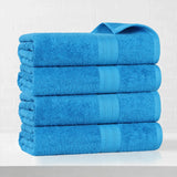 Eco-Friendly Ring-Spun Cotton 4-Piece Bath Towel Set