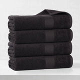 Eco-Friendly Ring-Spun Cotton 4-Piece Bath Towel Set
