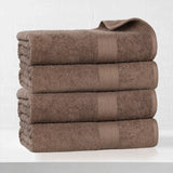 Eco-Friendly Ring-Spun Cotton 4-Piece Bath Towel Set