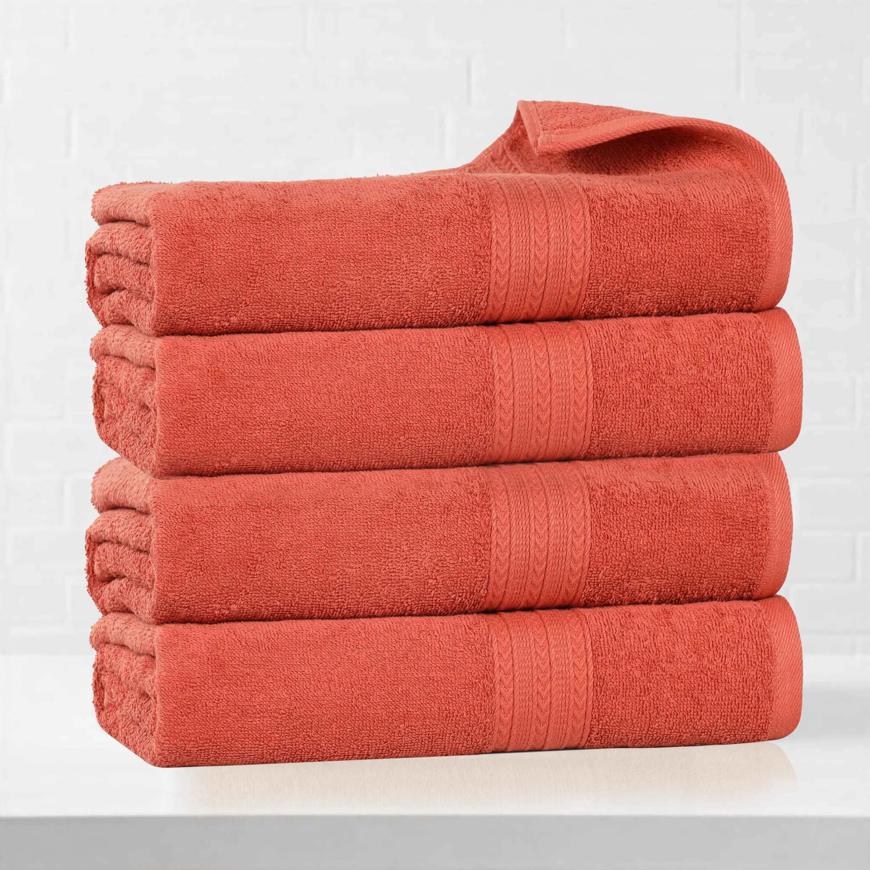 Eco-Friendly Ring Spun Cotton Towel Set Collection