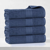 Eco-Friendly Ring-Spun Cotton 4-Piece Bath Towel Set