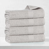 Eco-Friendly Ring-Spun Cotton 4-Piece Bath Towel Set