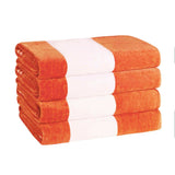 Cabana Stripe Oversized Cotton Beach Towel Sets