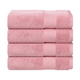 Turkish Cotton Bath Towels Heavyweight 4 Piece Set Aria