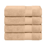 Turkish Cotton Bath Towels Heavyweight 4 Piece Set Aria