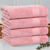 Turkish Cotton Bath Towels Heavyweight 4 Piece Set Aria