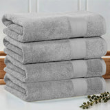 Turkish Cotton Bath Towels Heavyweight 4 Piece Set Aria