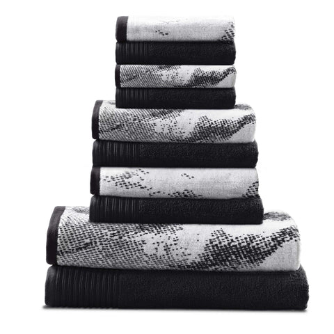 Ultra-Plush Cotton 10-Piece Bath Towel Set – Soft & Absorbent