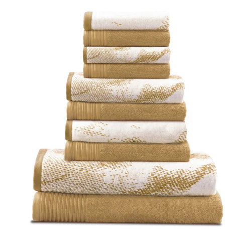 Ultra-Plush Cotton 10-Piece Bath Towel Set – Soft & Absorbent