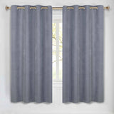 Neal 100% Blackout Machine Washable Grommet Curtains, Set of 2 Panels