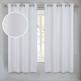 Neal 100% Blackout Machine Washable Grommet Curtains, Set of 2 Panels