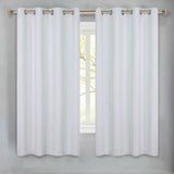 Neal 100% Blackout Machine Washable Grommet Curtains, Set of 2 Panels
