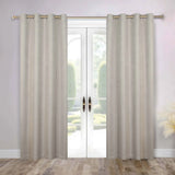 Nyan 100% Blackout Machine Washable Grommet Curtains, Set of 2 Panels