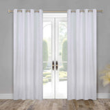 Nyan 100% Blackout Machine Washable Grommet Curtains, Set of 2 Panels