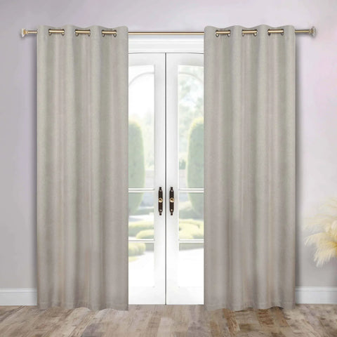 100 % Blackout Window Curtains Grommet Washable Set of 2 Neal