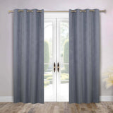 Neal 100% Blackout Machine Washable Grommet Curtains, Set of 2 Panels