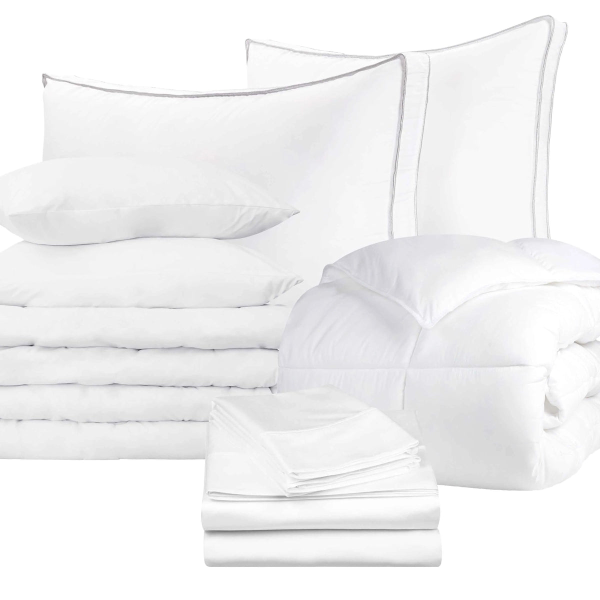 11-Piece Indulgent Comfort Move-In Bedding Bundle