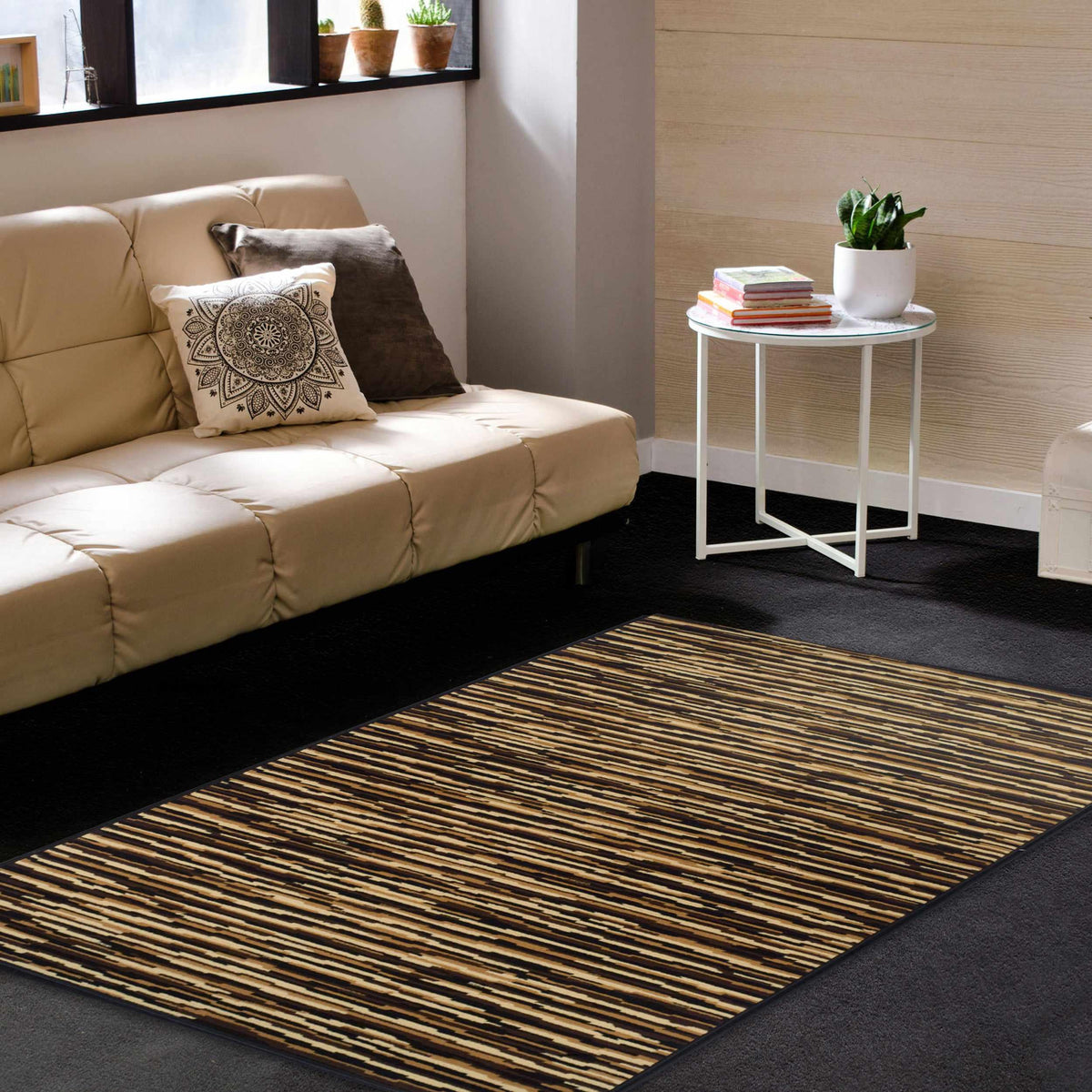 Horizons Abstract Wavy Stripes Indoor Large Area Rugs Or Runner Rug