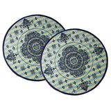 60" Round Cotton 2 Piece Beach Towel Set