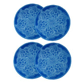 60" Round Cotton 4 Piece Beach Towel Set