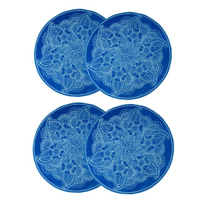 60" Round Cotton 4 Piece Beach Towel Set