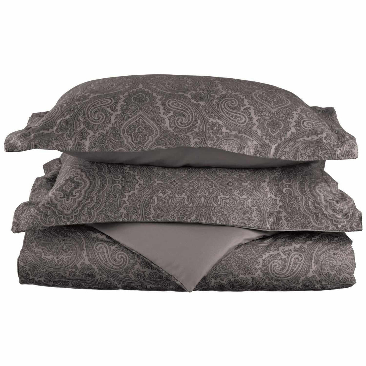Cotton Blend 600 Thread Count Paisley Duvet Cover Set