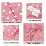 Cotton Blend 600 Thread Count Polka Dot Duvet Cover Set