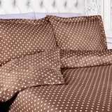 Cotton Blend 600 Thread Count Polka Dot Duvet Cover Set