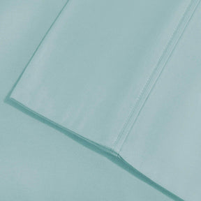 600 Thread Count Cotton Blend Solid Deep Pocket Bed Sheet Set
