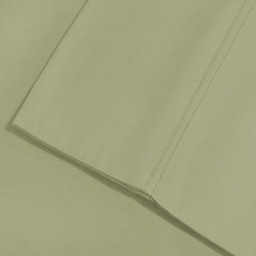 600 Thread Count Cotton Blend Solid Deep Pocket Bed Sheet Set