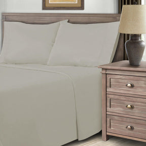 600 Thread Count Cotton Blend Solid Deep Pocket Bed Sheet Set