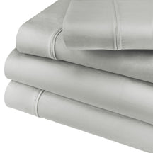 600 Thread Count Cotton Blend Solid Deep Pocket Bed Sheet Set