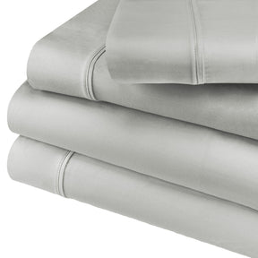 600 Thread Count Cotton Blend Solid Deep Pocket Bed Sheet Set