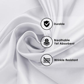600 Thread Count Cotton Blend Solid Deep Pocket Bed Sheet Set