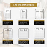 Cotton Blend 600 Thread Count Solid Deep Pocket Bed Sheet Set