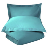 Cotton Blend 600 Thread Count Solid Duvet Cover Set