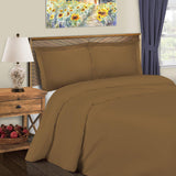 Cotton Blend 600 Thread Count Solid Duvet Cover Set
