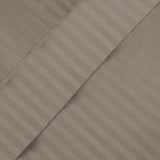 650 Thread Count Egyptian Cotton Sateen Stripe Bed Sheet Set