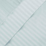 650 Thread Count Egyptian Cotton Sateen Stripe Bed Sheet Set