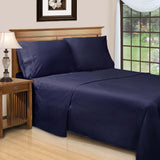 650 Thread Count Egyptian Cotton Sateen Stripe Bed Sheet Set