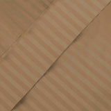 650 Thread Count Egyptian Cotton Sateen Stripe Bed Sheet Set