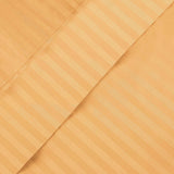650 Thread Count Egyptian Cotton Sateen Stripe Bed Sheet Set