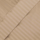 650 Thread Count Egyptian Cotton Sateen Stripe Bed Sheet Set