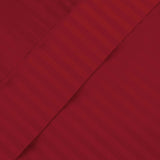 650 Thread Count Egyptian Cotton Sateen Stripe Bed Sheet Set